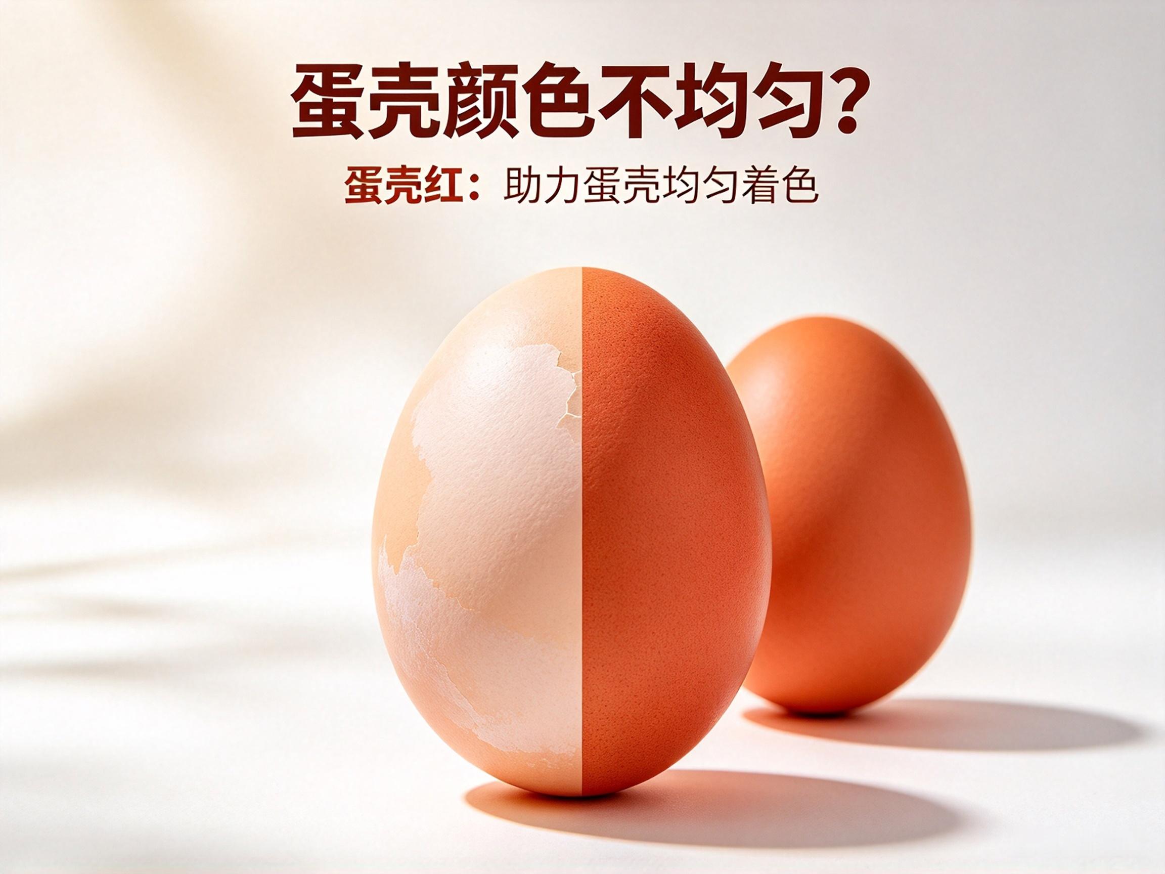 蛋壳颜色不均匀？蛋壳红：助力蛋壳均匀着色
