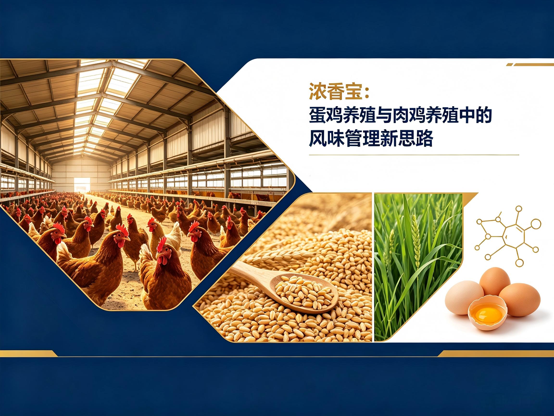 浓香宝：蛋鸡养殖与肉鸡养殖中的风味管理新思路